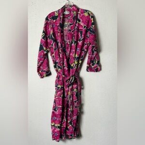 Susan Dunn for Marisa Christian Colorful Floral Robe One Size Fits Most